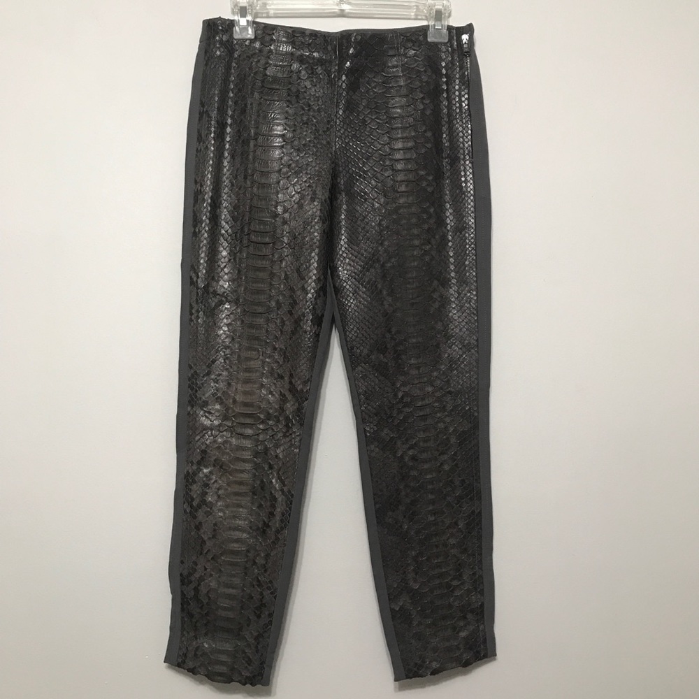 Kaufmanfranco Python-Front Cropped Pants - image 4